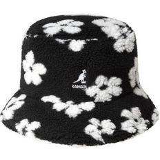 Fårskinn Accessoarer Kangol Floral Fleece Bucket - Black/White