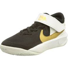 Guld Sportskor Nike Team Hustle D 10 Little Kids' Shoes - Black/Metallic Gold/White/Photon Dust