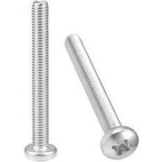 Building Materials DealMux M8x75 mm Machine Screws Pan Phillips Cross Head Screw 304 Stainless Steel Fasteners Bolts 2 Pcs
