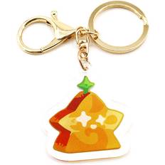 Dinamr Fruits Acrylic Blox Keychain Bag - Orange