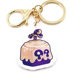 Dinamr Fruits Acrylic Blox Keychain Bag - Brown