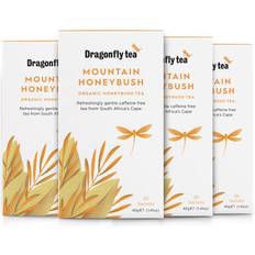 Mountain Honeybush Tea Pack of 4 x 20 Organic Tea Bags 80 Teabags