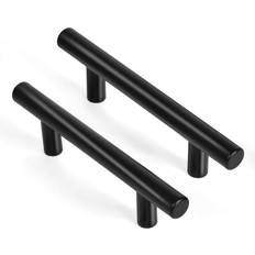 30 Pack Cabinet Handles 3 Inch - Matte Black Stainless Steel Drawer Pulls