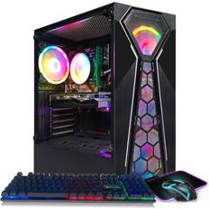 Desktop Computers STGAubron Radeon RX 580 GDDR5 3.5G 16G RAM 1T SSD WiFi BT 5.0 RGB Fan x 4 RGB Keyboard & Mouse Pad W11H64