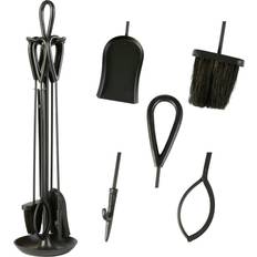 Fireplaces Marlow Home Co. Alexeis Fireplace Accessory Black