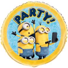 Birthdays Number Balloons Minions Mylar Balloon 18 Inches