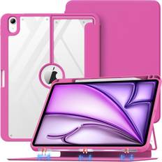 MoKo iPad Air 6th Generation 11 Inch M2 Case 2024 with Pencil Holder