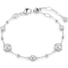 Swarovski Bracelets Swarovski Round Cut, White, Rhodium Plated Imber Bracelet Silver NO SIZE