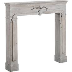 White Fireplace Accessories BigBuy Home S8804223