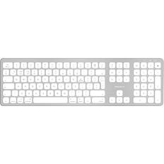 Macally Slim Bluetooth Tastatur QWERTY UK Weiß