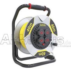 Carretes de cable Velleman Velleman fatmax enrollacables profesional de neopreno con sistema 'anti-twist 40 m 3G2.5 4 tomas