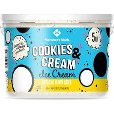 Ice Cream Member's Mark Cookies And Cream Ice Cream Pail 5 qt. 160oz