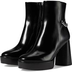 Michael Kors Bottines à la Cheville Michael Kors Carlisle Leather Platform Boot 40F4CLME1L - Noir