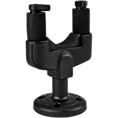 5 Core 2024 Guitar Wall Mount Hangers Adjustable Rotatab. Black