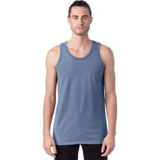 Hanes Tank Tops Hanes Unisex Garment Dyed Cotton Tank Saltwater 3XL