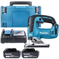 Makita Jigsaws Makita DJV182 18V lxt Brushless Jigsaw With 2 x 3.0Ah Batteries, Charger & Case