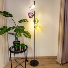 ECO-Light Canopus Flerfärgad 160 cm 4 Lampor Glas E14 Golvlampa