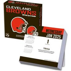 Brown Calendars Turner Licensing NFL Cleveland Browns 2025 Desk Calendar