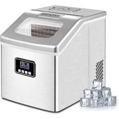 Ice Makers Fantec Countertop Ice Maker Machine 40Lbs/24H Auto Self-Cleaning 24 Pcs Ice/13 Mins Portable Compact Ice Maker with Ice Scoop & Basket Perfect for