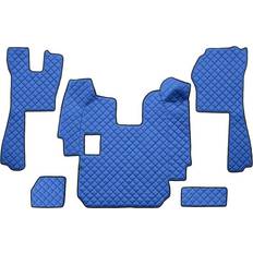 Automatten F-CORE FL11 Blue Vloermatset Kunstleer Voor 5 Blauw