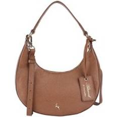 Ashwood Handbags 'Chic' Real Leather Medium Saddle Shoulder Bag Tan One Size