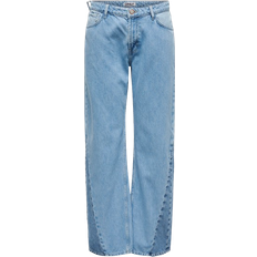 Only Onlcobain Wide Leg Fit Jeans - Blue/Light Blue Denim