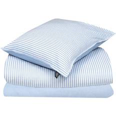 Recycled by Wille Elias Bed Set 150x210 cm Light Blue White Duvet Cover Blue (210x150cm)