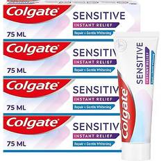 Colgate sensitive relief Colgate Sensitive Instant Relief Whitening Toothpaste 4 x 75 ml