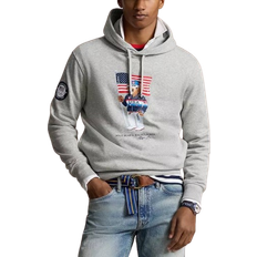 Polo Ralph Lauren Men's Team USA Polo Bear Fleece Hoodie - Grey Heather