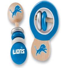 Wooden Toys Rattles Detroit Lions Baby Rattles 2-Pack