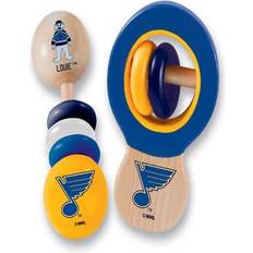 Wooden Toys Rattles St. Louis Blues Baby Rattles 2-Pack