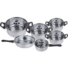 Töpfe & Pfannen Retoo - Cookware Set with lid 12 Parts