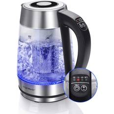Aigostar Wasserkocher Mit Temperatureinstellung 60°C-100°C 2200W 1,7 Liter 120 Minuten