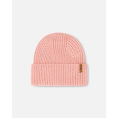 Girls Beanies Deux par Deux Girl Mid-Season Knit Hat Pink Toddler/Child Pink 10-14