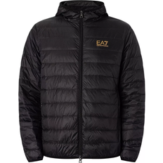 EA7 Herren Jacken EA7 Men's Woven Down Jacket - Black