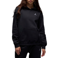 Nike Jordan Brooklyn Fleece Women's Pullover Hoodie - Black/White