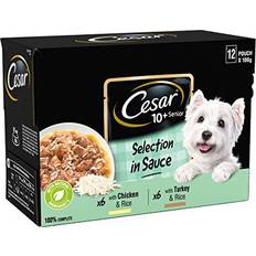 Cesar Pets Cesar Senior 10+ Mixed Selection Deliciously Fresh Senior Wet Dog Pouches 48 x 100 g