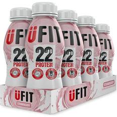 Strawberry Nutritional Drinks Ufit High 22g Protein Shake Strawberry Flavour Ready To Drink Pack of 8 x 310 ml