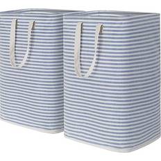 72L Freestanding Laundry Hamper Blue