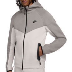 Nike Sportswear Tech Fleece Windrunner Men's Full Zip Hoodie - Light Iron Ore/Flat Pewter/Black