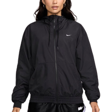 UV Protection Clothing NIKE Sportswear Classic Wovens Women's Loose UV Hooded Jacket - Black/White