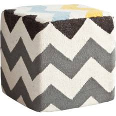 Wool Stools Mercana Alliaria Charcoal Pouffe 18"