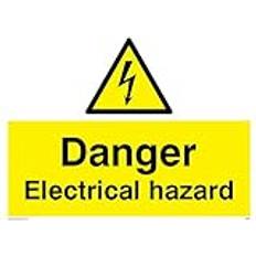 Viking Signs WE67-A3L-V Danger Electrical Hazard Vinyl 300 x 400 mm H x B