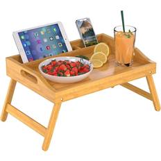Ebern Designs Breakfast Bamboo Bed With Legs 22 cm H X 50 cm L X 30 cm D Tray Table