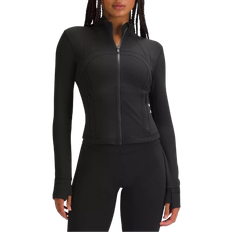 Elastane/Lycra/Spandex - Women Clothing Lululemon Define Cropped Jacket Nulu - Black