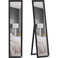 Homcom Full Length Black Floor Mirror 37x154cm