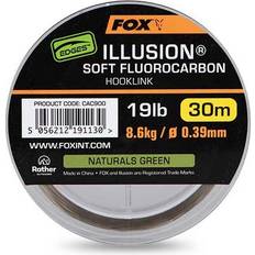 Fox fluorocarbon edges illusion soft hooklink naturals green 30 0,39 mm 8,6 kg