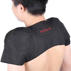 Alomejor Self heating shoulder pad,magnetic double shoulder support brace for wrap inj. 0.2 pounds