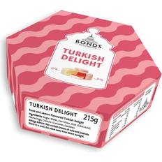 Sweets Bonds of London Rose and Lemon Turkish Delight Selection Box 215g