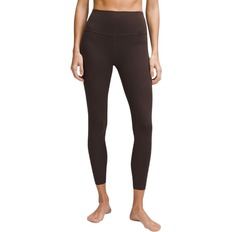 Brown - Women Tights Lululemon Align High Rise Pants 25" - Espresso